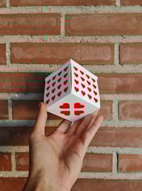 Image 4 of ❤️ Foldable Valentine Gift Box – Flat-Pack Heart Pattern Keepsake Box ❤️