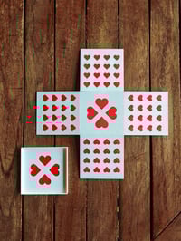 Image 9 of ❤️ Foldable Valentine Gift Box – Flat-Pack Heart Pattern Keepsake Box ❤️