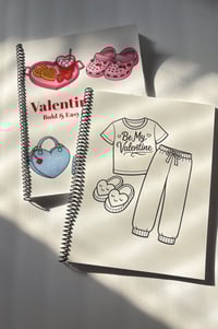 Image 2 of Valentine's Day Bold & Easy Coloring Book 22page