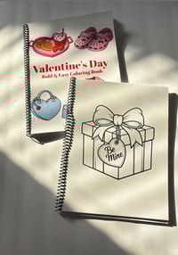Image 3 of Valentine's Day Bold & Easy Coloring Book 22page