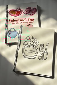 Image 4 of Valentine's Day Bold & Easy Coloring Book 22page