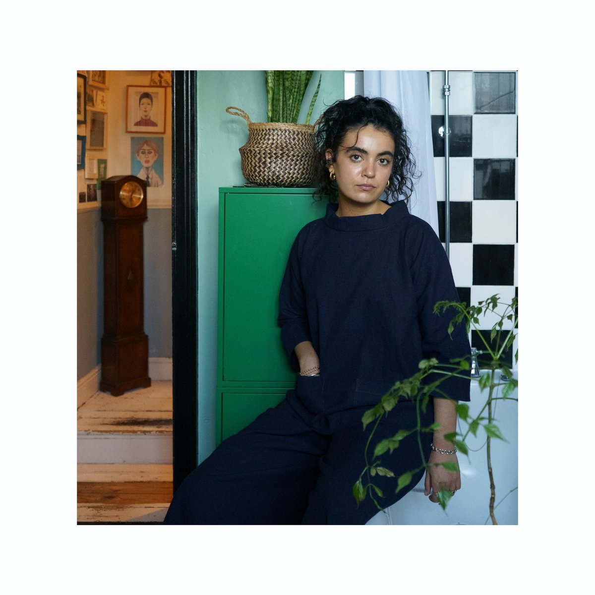 Image of Cord Tunic Smock Top