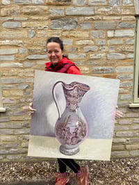 Image 7 of Brown Copeland Spode Transferware jug 64cm x 78cm