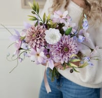 Image 1 of Handcrafted Paper Bouquet - Soft Serenity