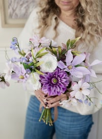 Image 2 of Handcrafted Paper Bouquet - Soft Serenity