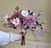 Image 3 of Handcrafted Paper Bouquet - Soft Serenity