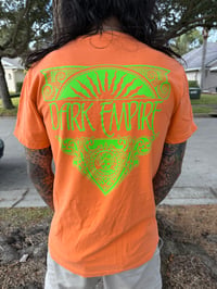 Image 2 of Orange Farrah Fawcett Integrity X Dark Empire shirt 