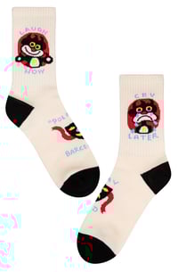Image 3 of Laugh Now Cry Later socks by PF (3 colors)
