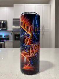 Image 2 of Chicago Football–Inspired 20 oz Stainless Steel Tumbler