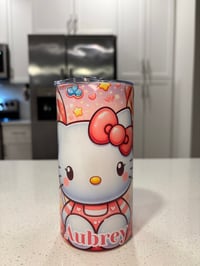 Image 1 of Hello Kitty Sweet Treats Personalized Kids Tumbler 12 oz 