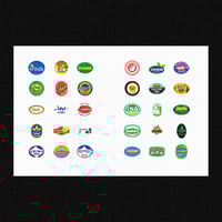 Image 3 of [MASALA NOIR®] FRUIT STICKERS (1980–2020)