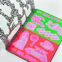 Image 4 of [KAMENGSKI PRESS™ + MASALA NOIR®] SURF & SKATE STICKERS