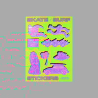 Image 1 of [KAMENGSKI PRESS™ + MASALA NOIR®] SURF & SKATE STICKERS