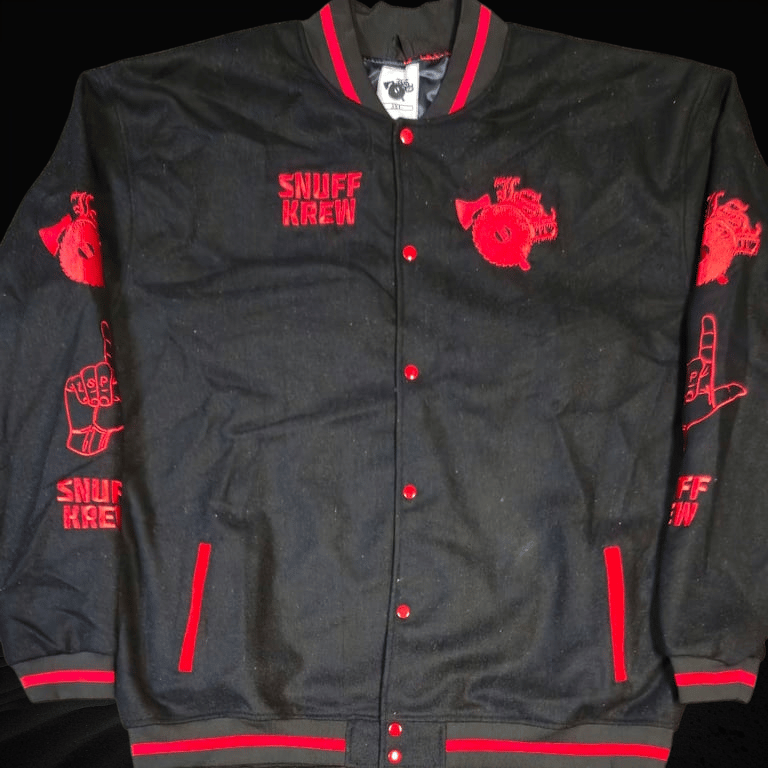 Image of LSP: 2025 RED  LTD EDITION ALL OVER VARSITY JACKET 