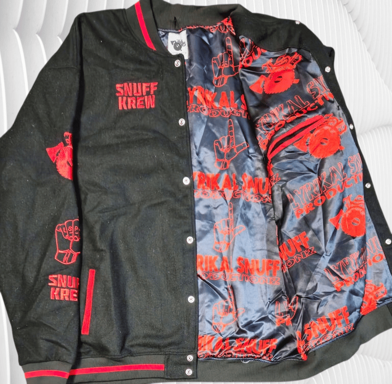 Image of LSP: 2025 RED  LTD EDITION ALL OVER VARSITY JACKET 