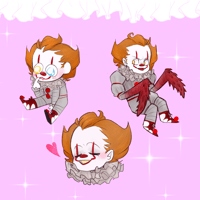 Image 1 of Pennywise sticker!
