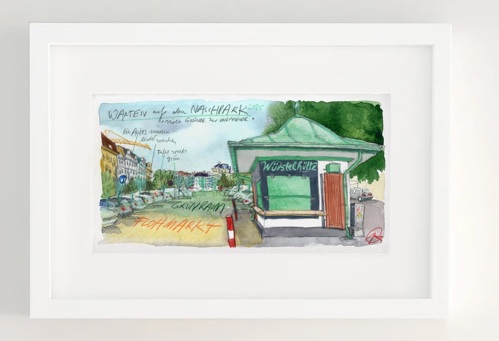 Image of Warten auf den Naschmarkt // Wien