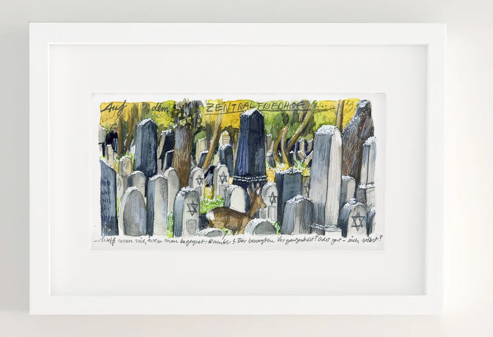 Image of Zentralfriedhof im Winter // Wien