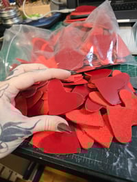 Image 1 of Leather Heart Scraps