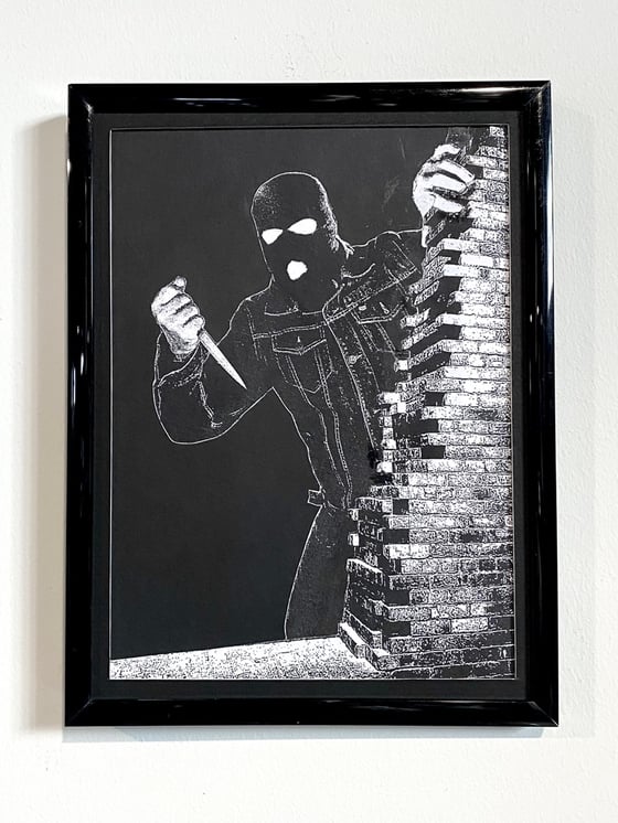 Image of 'corner creep' original collage