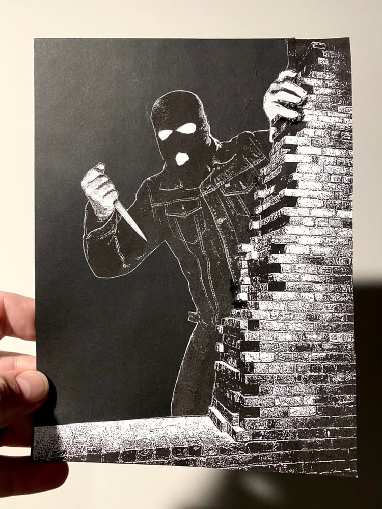 Image of 'corner creep' original collage