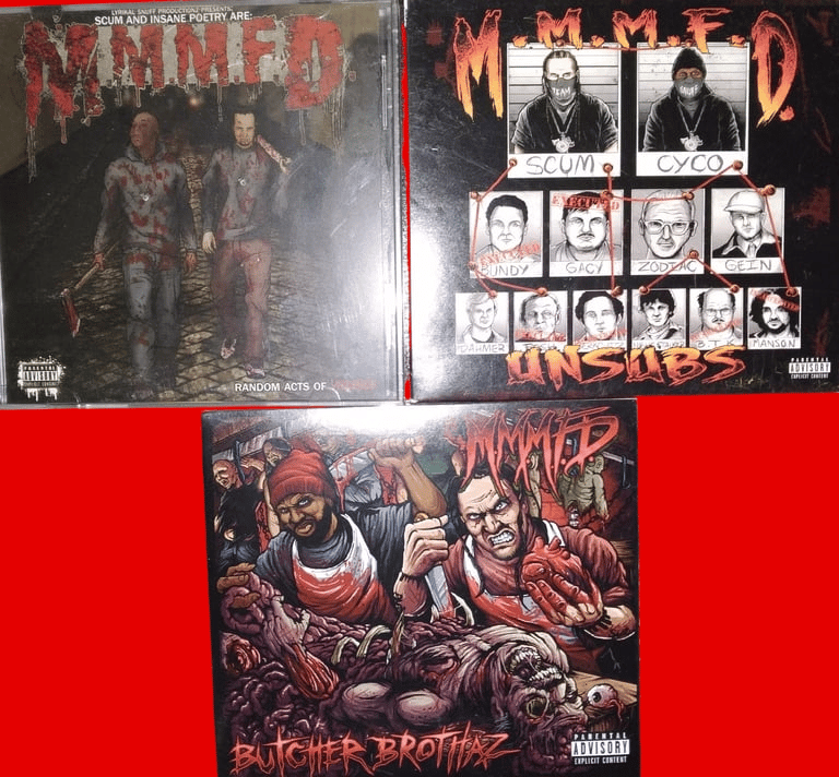 Image of M.M.M.F.D - 3 pack CD special: Unsubs & Random Acts of Violence & Butcher Brothaz