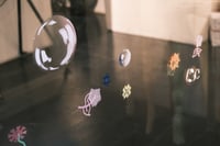 Image 1 of random (kova) clichés_Arificial Floral Window Film