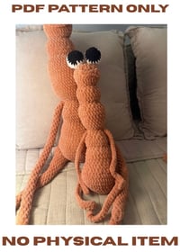 Image 1 of Small Marcus The Worm (PATTERN)