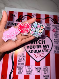 Image 1 of Galentines custom game pieces 