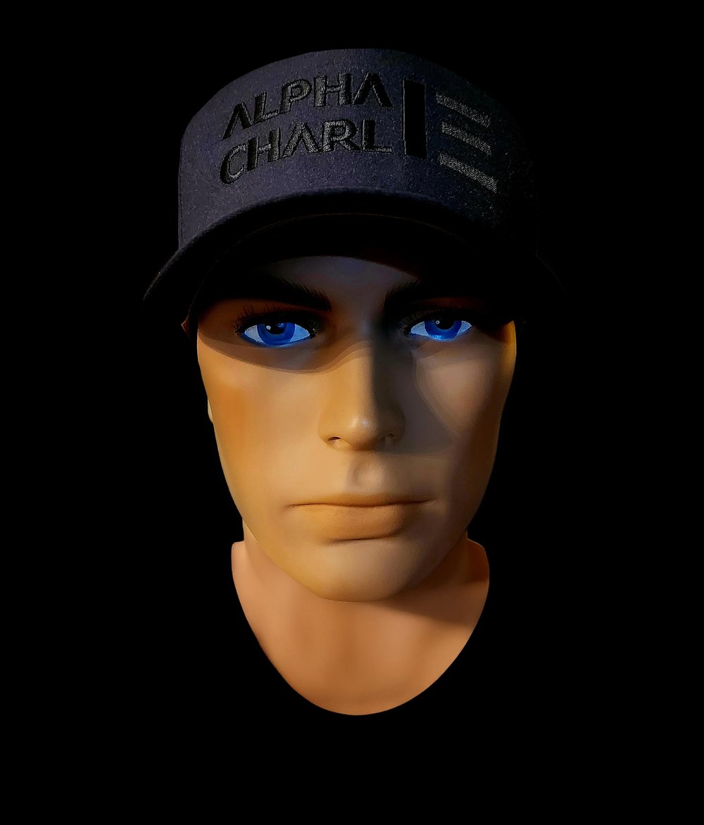Image of BLK alphacharlIΞ Cap