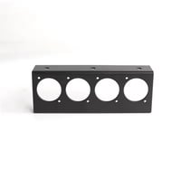 Image 2 of 4-port Tall - Pedalboard Patch Panel Bracket (Pedaltrain Style)