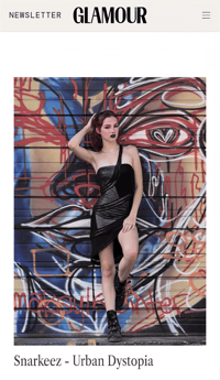 Image 3 of Glamour - Gothic Party Dress