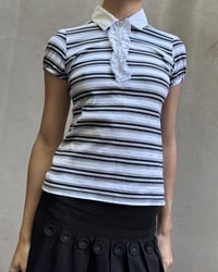 Image 3 of FRILLY STRIPED POLO