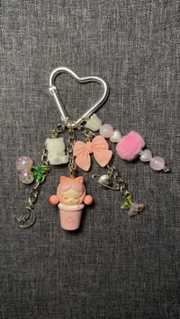 Skullpanda Popbean Keychain Limited Strawberry Shake 