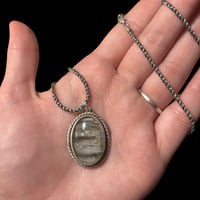 *CUSTOM* Oval Southwestern Memorial Necklace with Rope Chain