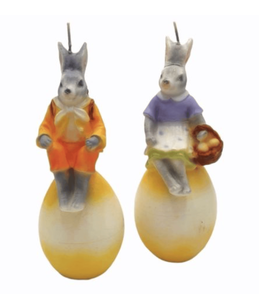 Image of Wax Sculptures/Candles- Easter Flowers, Eggs and Bunnies!