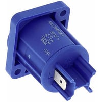 Image 2 of Neutrik powerCON Blue (Power In) Panel Mount Port