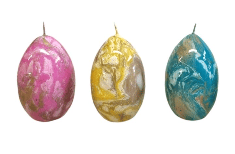 Image of Wax Sculptures/Candles- Easter Flowers, Eggs and Bunnies!
