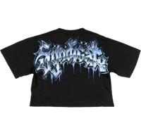 Image 2 of Womens Syndicate Chrome Logo V2 Cropped Tee 