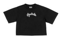 Image 1 of Womens Syndicate Chrome Logo V2 Cropped Tee 