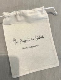 Image 4 of Creme Bear with Pink Headband and Pink Baby Towel