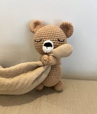 Image 2 of Bear with Sand Baby Towel