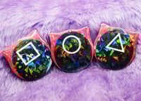 Image 1 of Squid Game Holo Kitty Badges