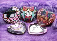 Image 1 of Hazbin Husband Holo Chest Badges