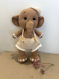 Image 1 of Eli — Crochet Elephant