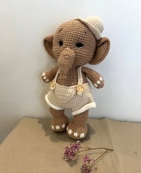 Image 2 of Eli — Crochet Elephant