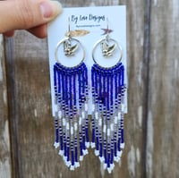 Image 2 of UNF Blue and Grey Earrings