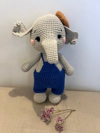 Image 1 of Teo — Crochet Elephant