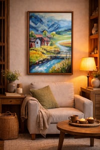 Image 2 of The Village(60cm x 80cm)