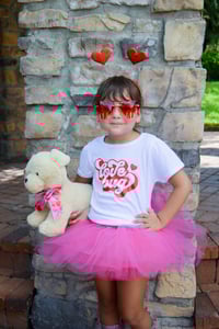 Image 2 of Love Bug Valentine’s Day Shirt Girls Holiday Top